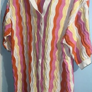 Multicolor Striped Women's Dress